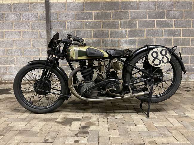 1927 Triumph Works TT Racing Motorcycle 489cc-Sold