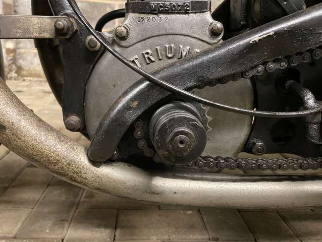 1927 Triumph Works TT Racing Motorcycle 489cc-Sold