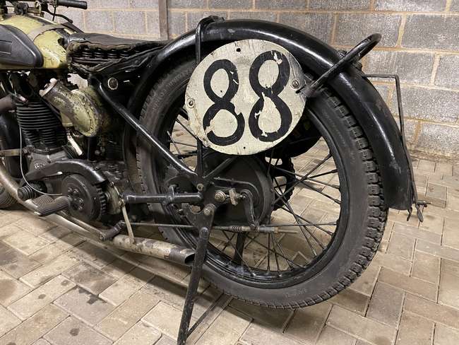 1927 Triumph Works TT Racing Motorcycle 489cc-Sold