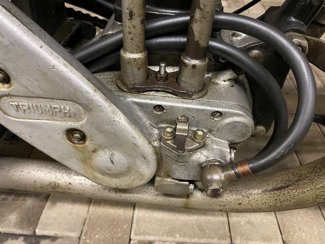 1927 Triumph Works TT Racing Motorcycle 489cc-Sold