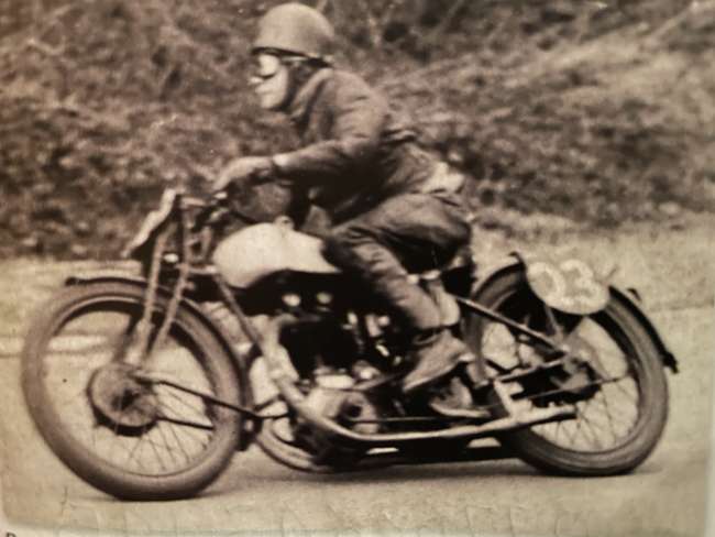 1927 Triumph Works TT Racing Motorcycle 489cc-Sold