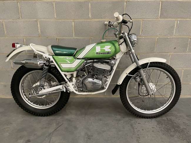 1976 Kawasaki KT250 Trials 250cc-Sold