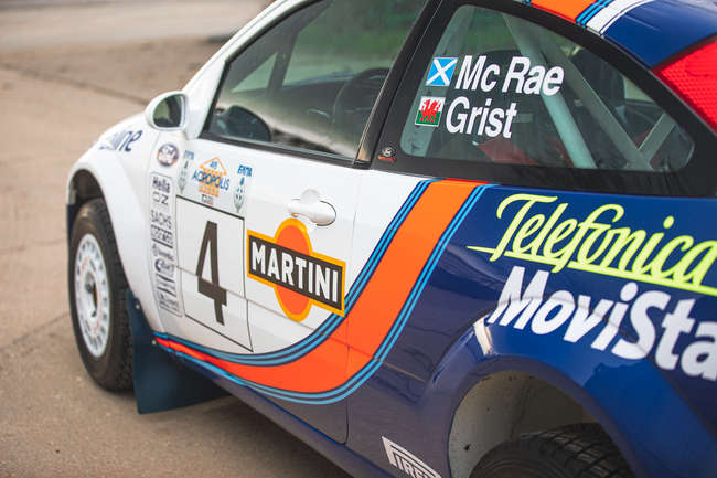 2001 Ford Focus WRC.  Ex-Colin McRae-Sold