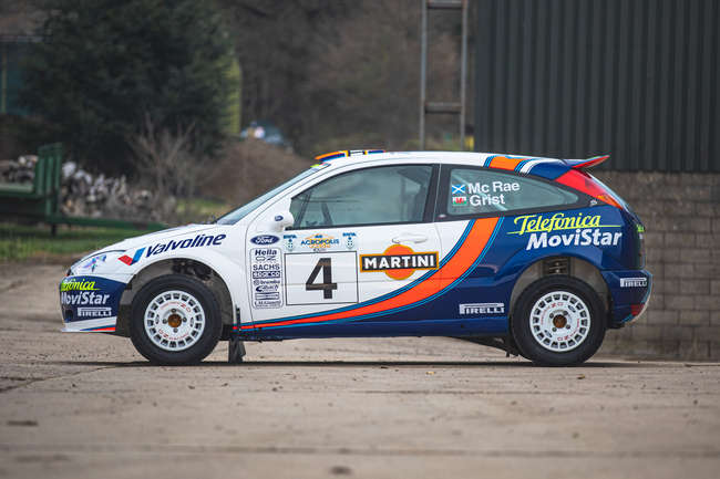 Photo WRC Ajaccio 2001 - Colin McRae Ford Focus, Action