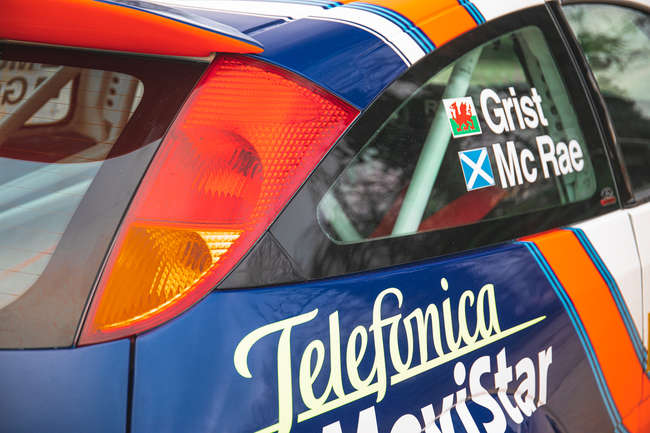 2001 Ford Focus WRC.  Ex-Colin McRae-Sold