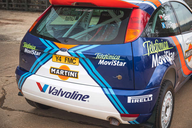 2001 Ford Focus WRC.  Ex-Colin McRae-Sold