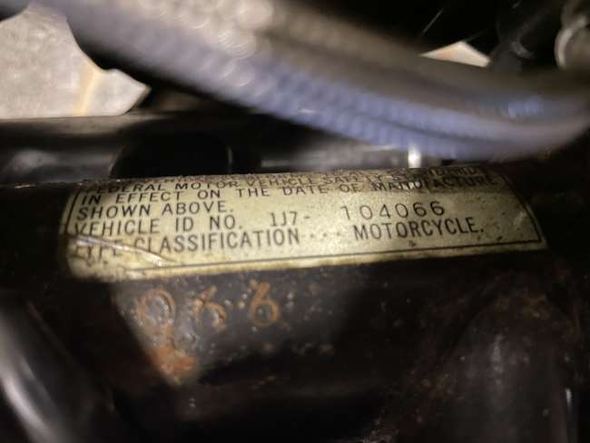 1977 Yamaha XS750 DOHC 750cc-Sold