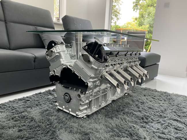 Jaguar V12 Engine Coffee Table Ex Display-Sold