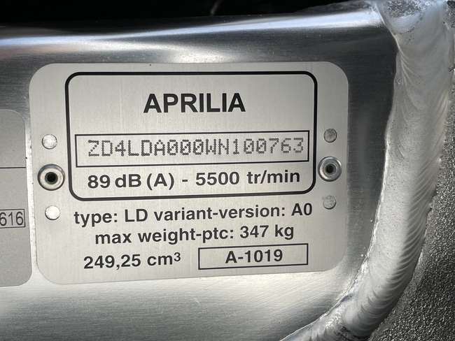 1999 Aprilia RS250 (250cc)-Sold