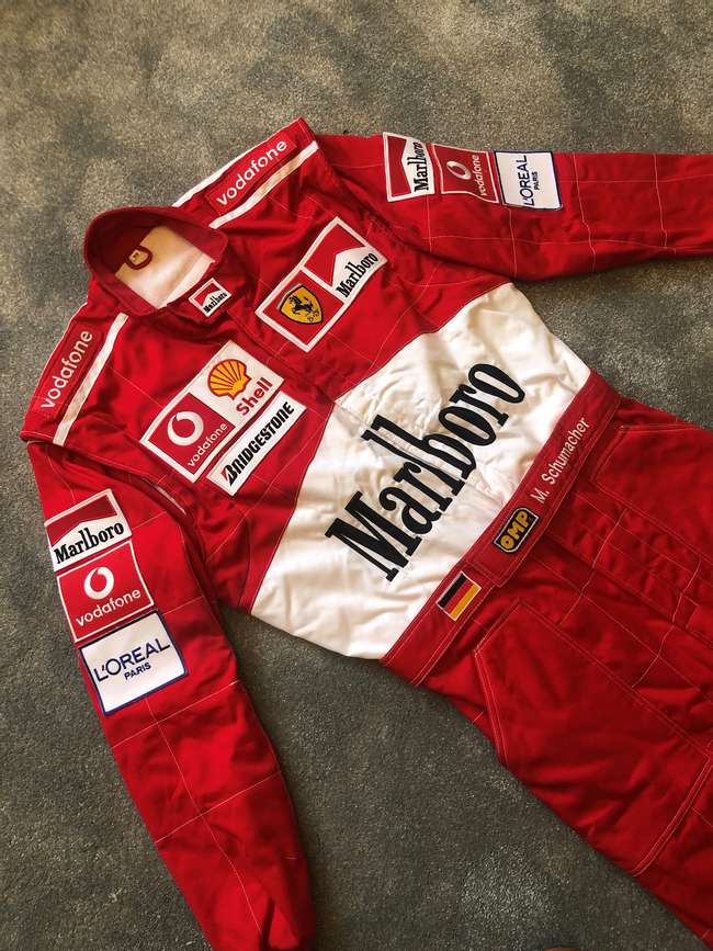 Michael Schumacher-style, quality Race Suit-Sold