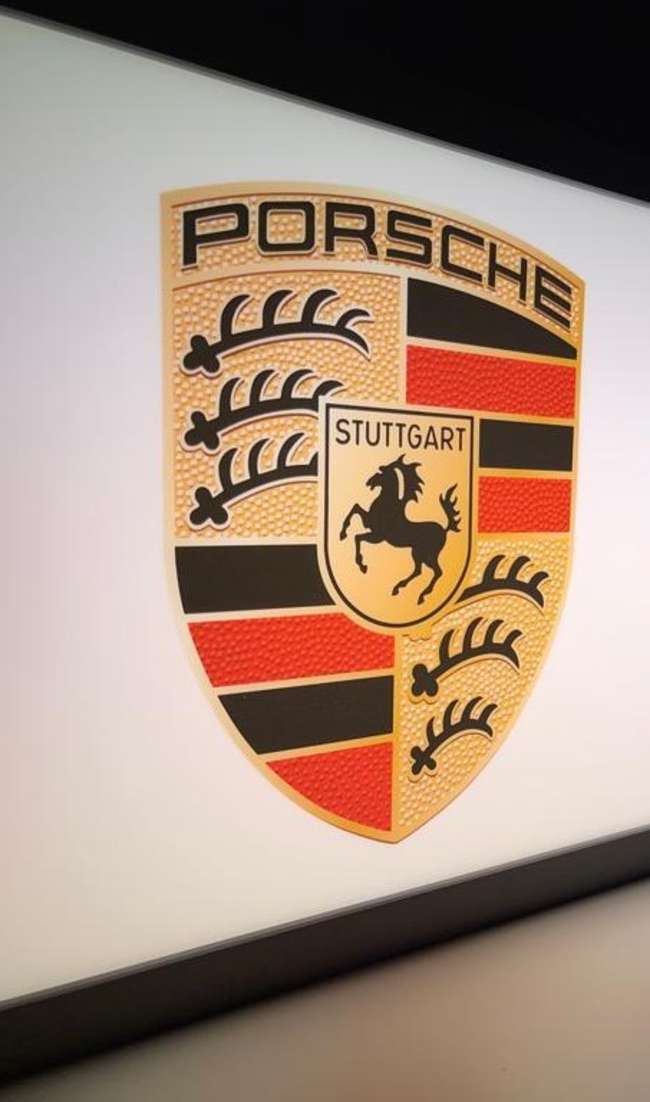 Porsche Mobil One Illuminated Wall Sign Replication-Sold
