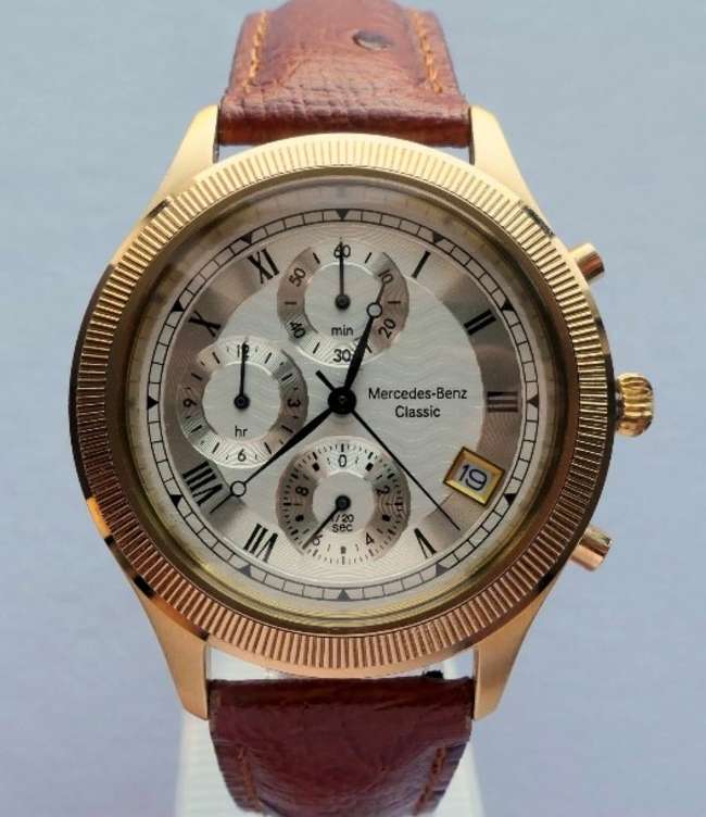 A Mercedes-Benz Classic Retro Gentleman's Sports Watch-Sold