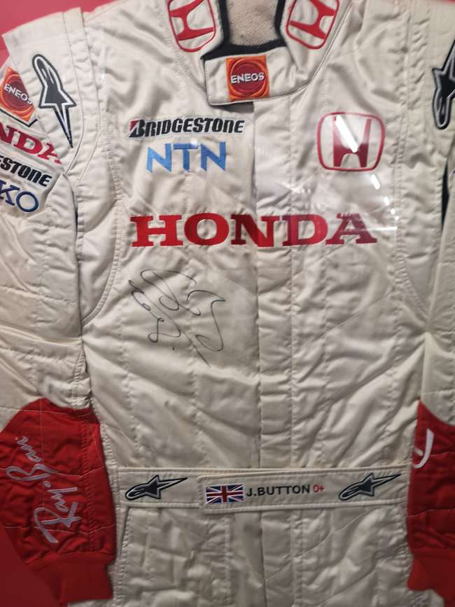 Jenson Button's 2007 Honda Racing Team Race Suit -Auction Lot
