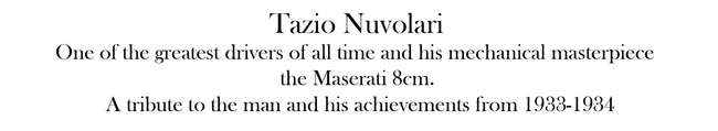 Tazio Nuvolari and Maserati 8CM composition by Phillip Dutto-Auction Lot