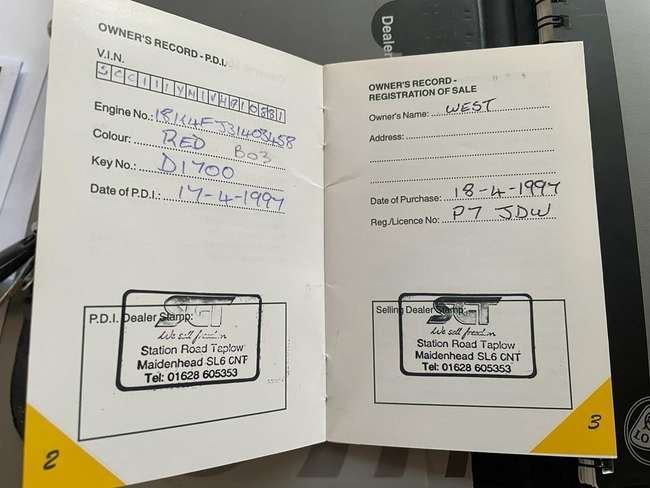 1997 Lotus Elise Series 1-Sold
