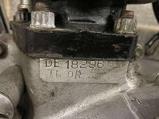 1971 Triumph T120R Bonneville 650cc-Sold