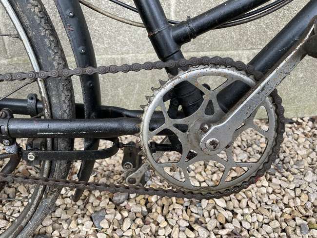 c1950 Raleigh Cyclemaster Ladies Model 32cc-Sold