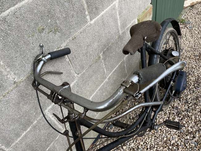 c1950 Raleigh Cyclemaster Ladies Model 32cc-Sold