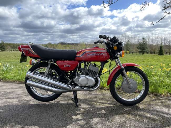 1972 Kawasaki KH350 S2 350cc-Sold