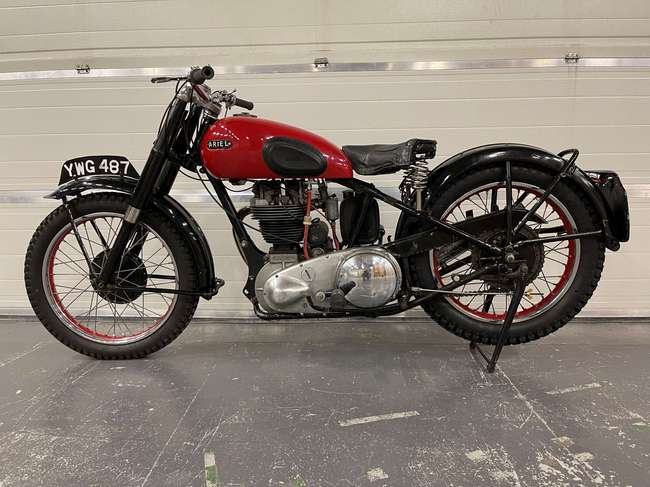 1948 Ariel NH350 Red Hunter 350cc-Auction Lot