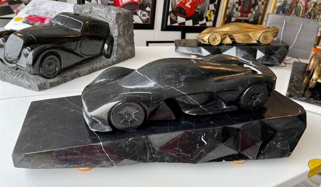 Aston Martin Valkyrie Marble Sculpture-Sold