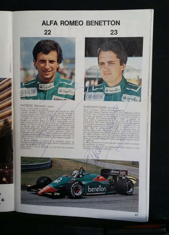 Multi-signed 1985 Monaco Grand Prix Programme-Sold