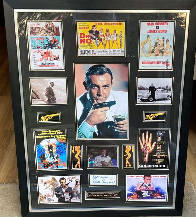 Sir Sean Connery Signed Production-Sold