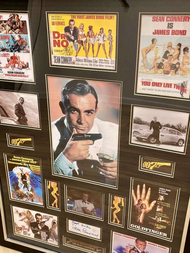 Sir Sean Connery Signed Production-Sold