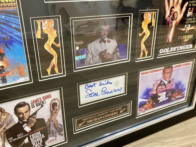 Sir Sean Connery Signed Production-Sold