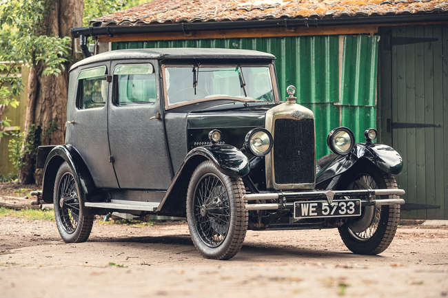 1929 Riley 9 Monaco Fabric Saloon-Auction Lot