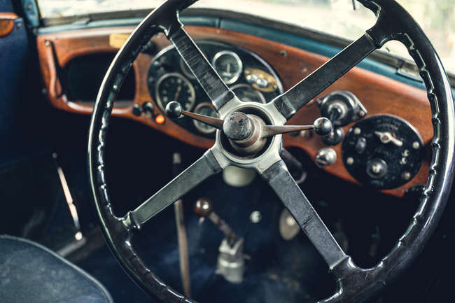1929 Riley 9 Monaco Fabric Saloon-Auction Lot
