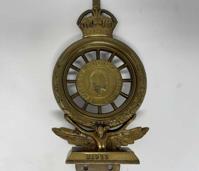 RAC Full Members Badge c1907-Auction Lot