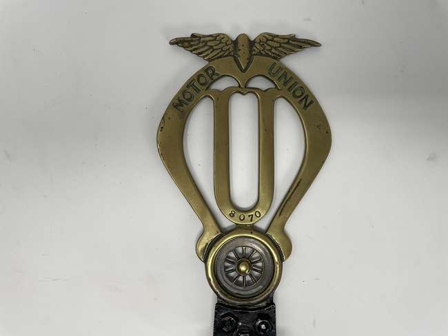 Brass Motor Union Badge c1908-1910-Sold