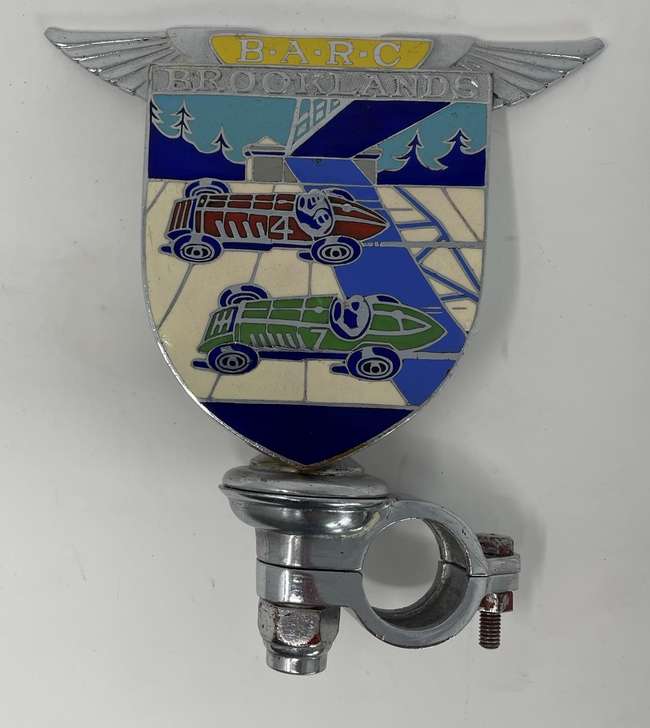 Very Well Preserved Enamelled BARC Brooklands Badge-Auction Lot