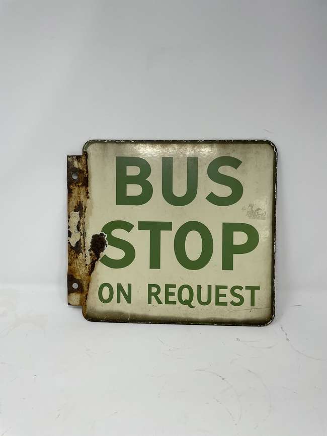 Bus Stop Signs from the 1st Quarter of the 20th Century-Sold