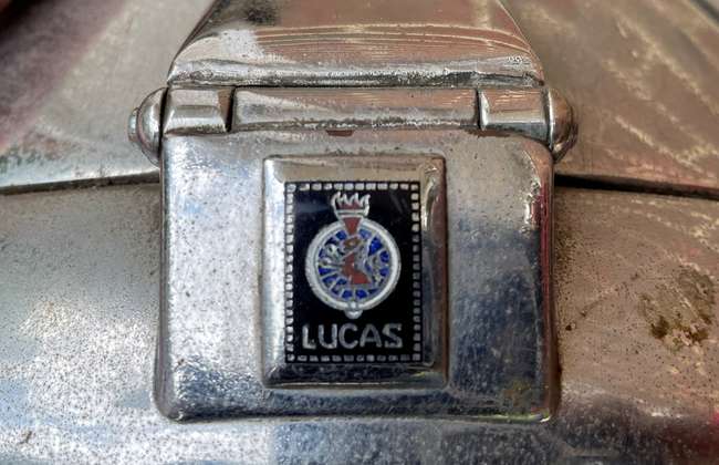 A Fine Pair of Large Lucas Electric Car Headlights-Sold