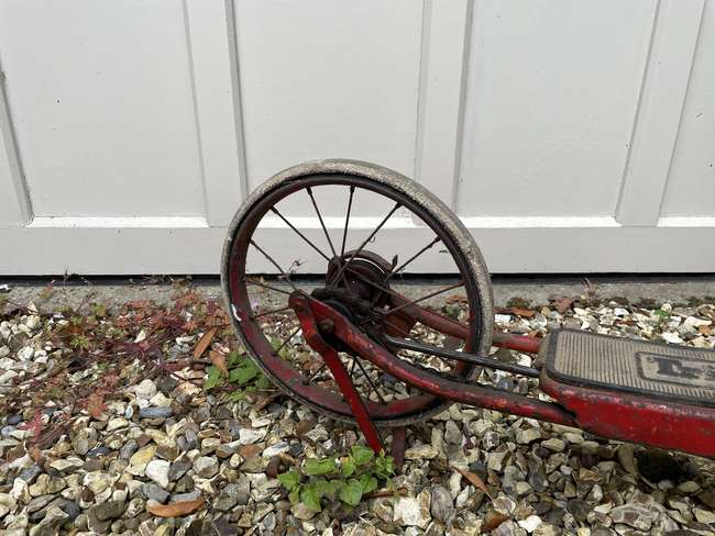 Early Tri-Ang Treadle Scooter c1950s-Auction Lot