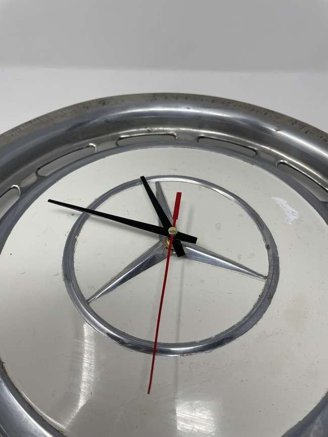 Mercedes-Benz Hubcap Wall Clock-Sold