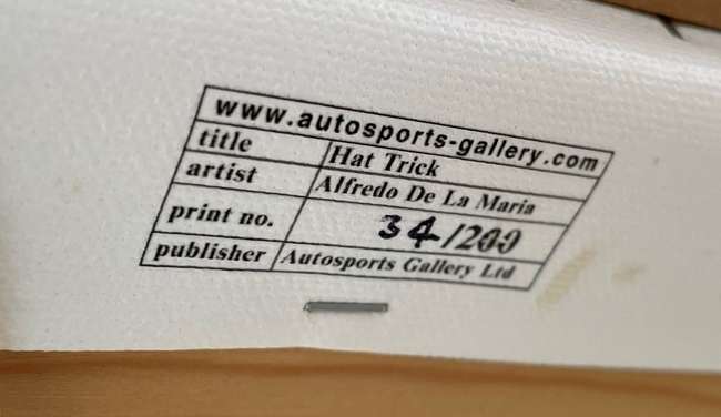 'Hat Trick' by Alfredo De La Maria. Limited-Edition Print-Sold