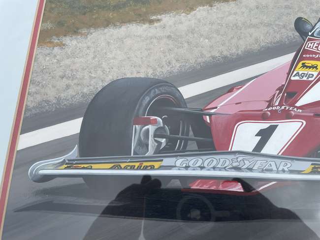 Assorted Racing Ferrari Framed Prints -Sold