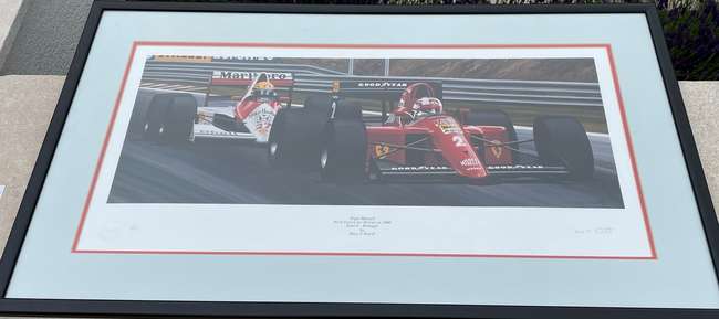 Assorted Racing Ferrari Framed Prints -Sold