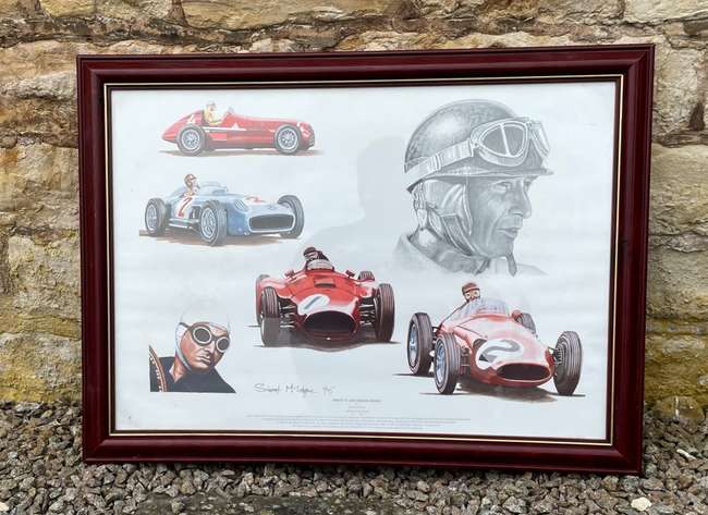 Tribute to Juan Manuel Fangio by Stuart McIntyre-Sold