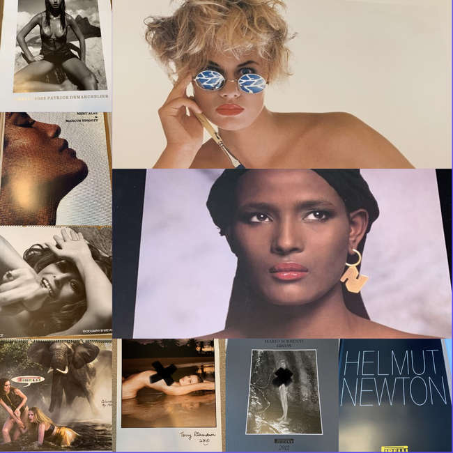 Charity Lot: A selection of Pirelli Calendars-Sold