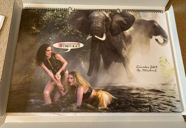 Charity Lot: A selection of Pirelli Calendars-Sold