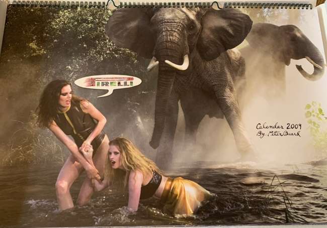 Charity Lot: A selection of Pirelli Calendars-Sold