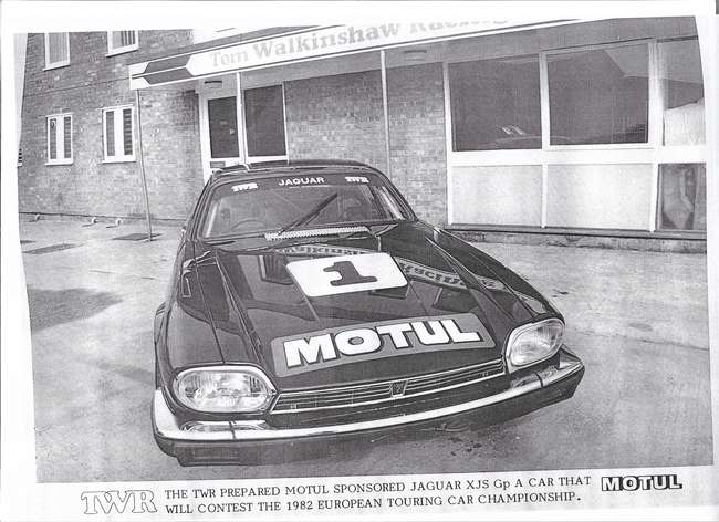 1982 Jaguar TWR XJS FIA Touring Car to 'Group A' specificati-Auction Lot