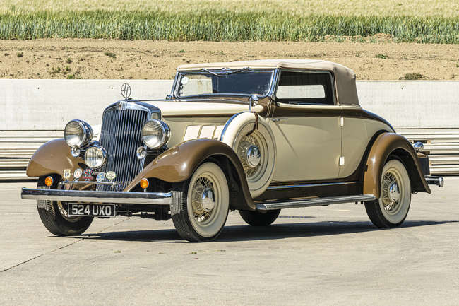 1933 Hupmobile K-321 Cabriolet-Sold