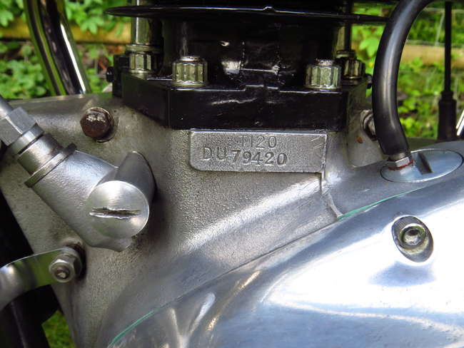 1968 Triumph T120 Bonneville 650cc-Auction Lot