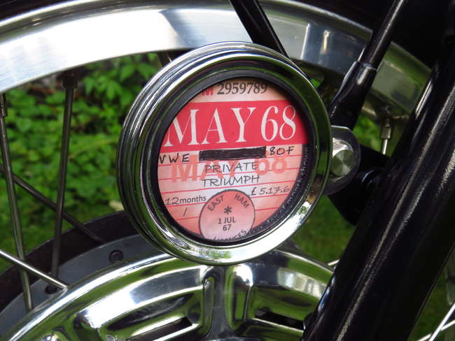 1968 Triumph T120 Bonneville 650cc-Auction Lot