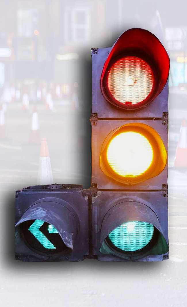 Traffic Lights with Left Turn Filter-Sold